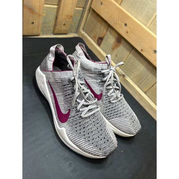Nike Air Zoom Fearless Flyknit 2 Training Running Shoes US 10 Gray Purple Womens - Picture 2 of 9